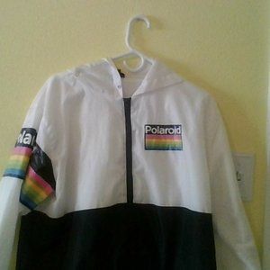 Polaroid rain material jacket/hoodie